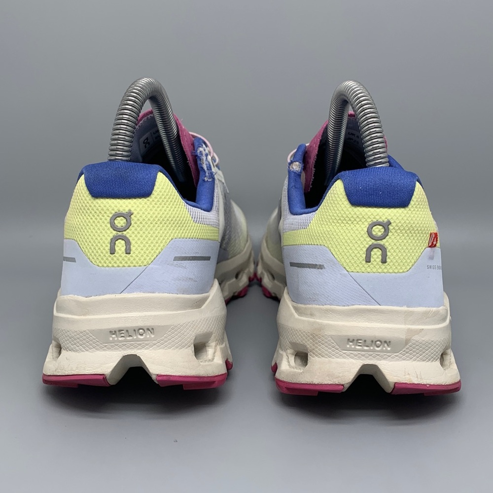 On Cloudventure Trail Pink Blue Running Shoes Women's Sz‎ 8 - Picture 3 of 11